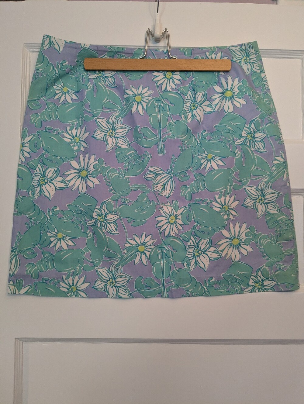 Lilly Pulitzer Skirt - Blue And Green With Lobsters And Crabs!